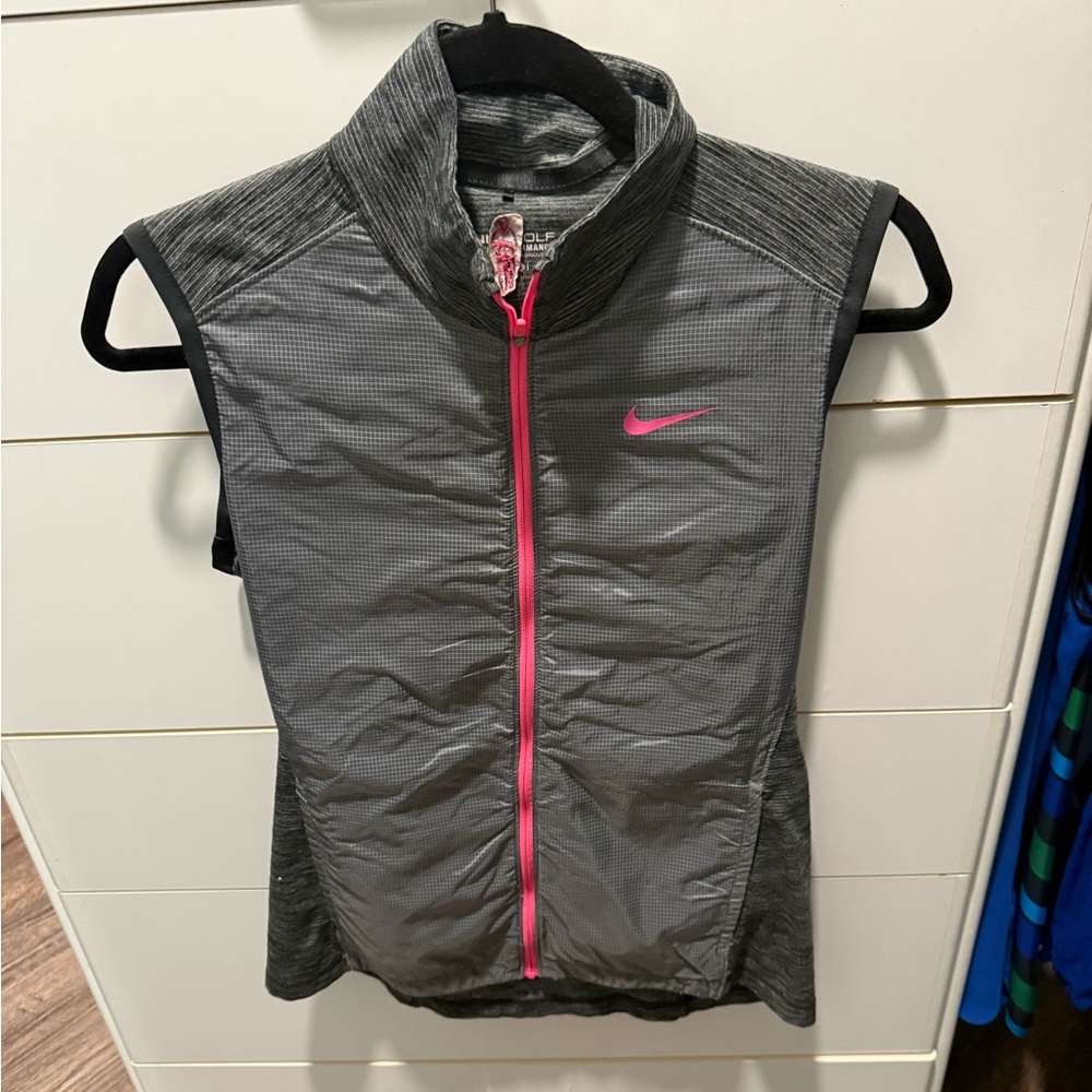 Nike Charcoal and Pink Performance Jacket
